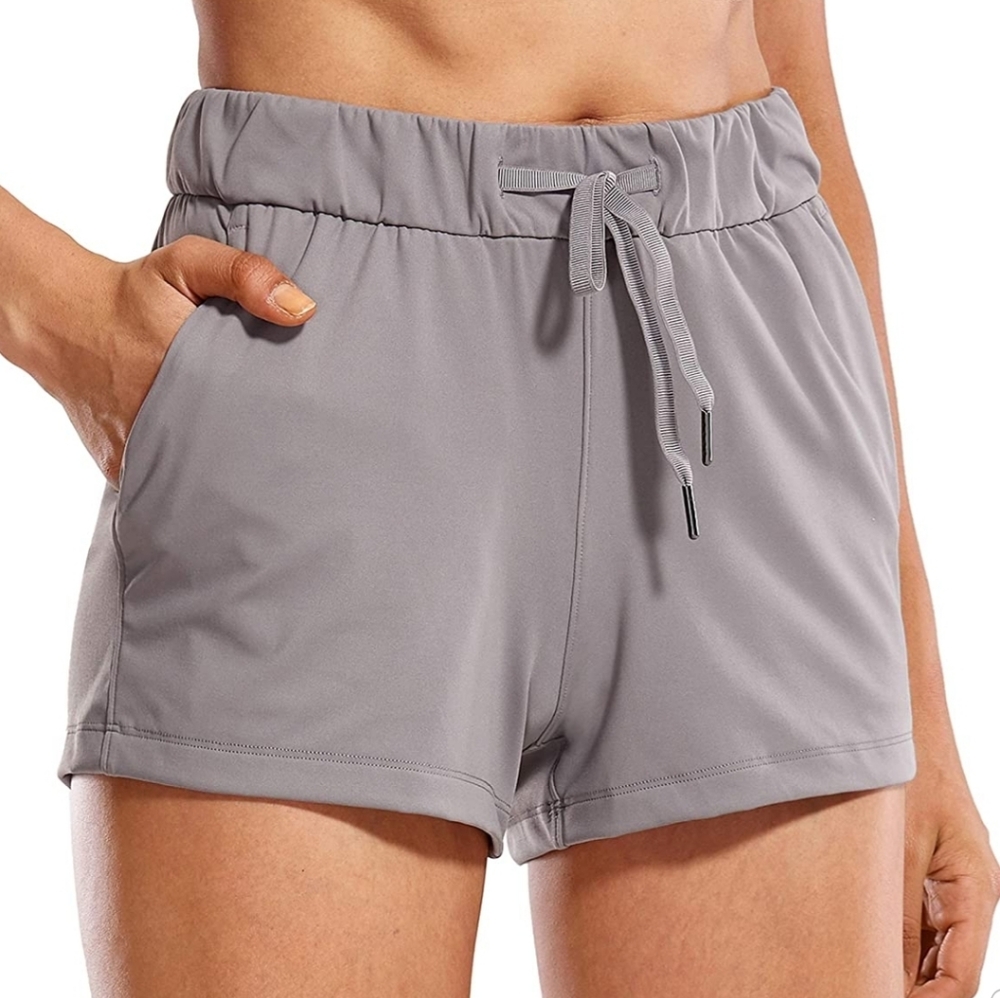CRZ YOGA Women's Stretch Sports Travel Shorts